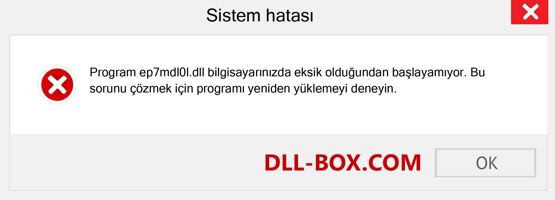 ep7mdl0l.dll dosyası eksik mi? Windows 7, 8, 10 için İndirin - Windows'ta ep7mdl0l dll Eksik Hatasını Düzeltin, fotoğraflar, resimler